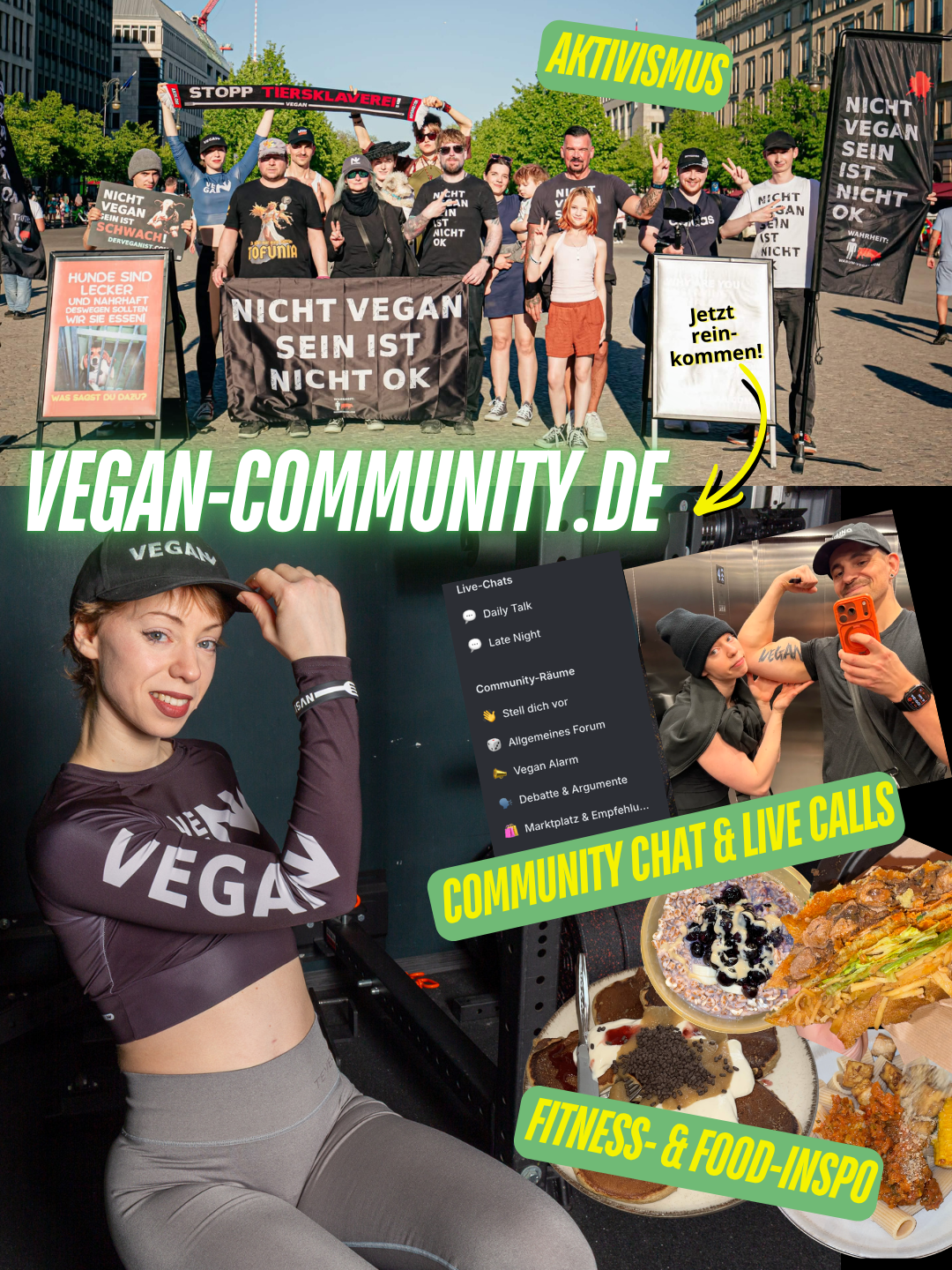 Mitglieder der NVSINO Community beim Treffen auf der Veganmania in Wien