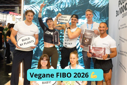 NVSINO auf der FIBO am veganen Stand von Nutri-Plus