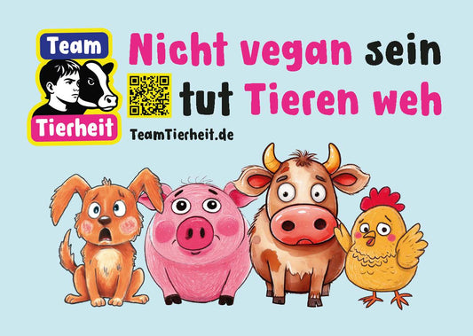 Leb vegan! Sticker | TEAM TIERHEIT (Kopie) NVSINO