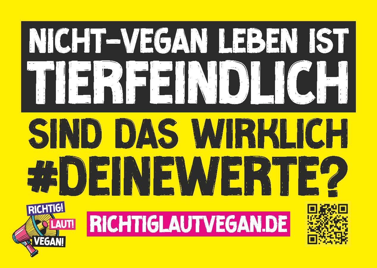 NICHT VEGAN SEIN IST TIERFEINDLICH NVSINO