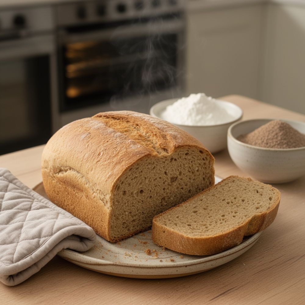 Brot_backen_high_protein_vegan