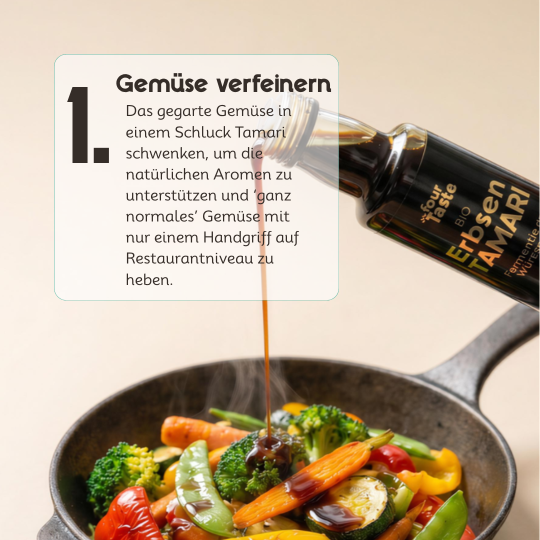 Bio Tamari-Sauce Erbse fourTaste GmbH