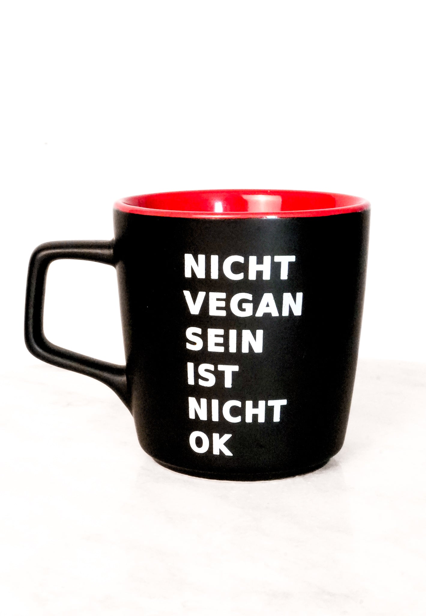 Nicht Vegan Sein ist nicht OK Tasse | Vegane Kaffeetasse NVSINO