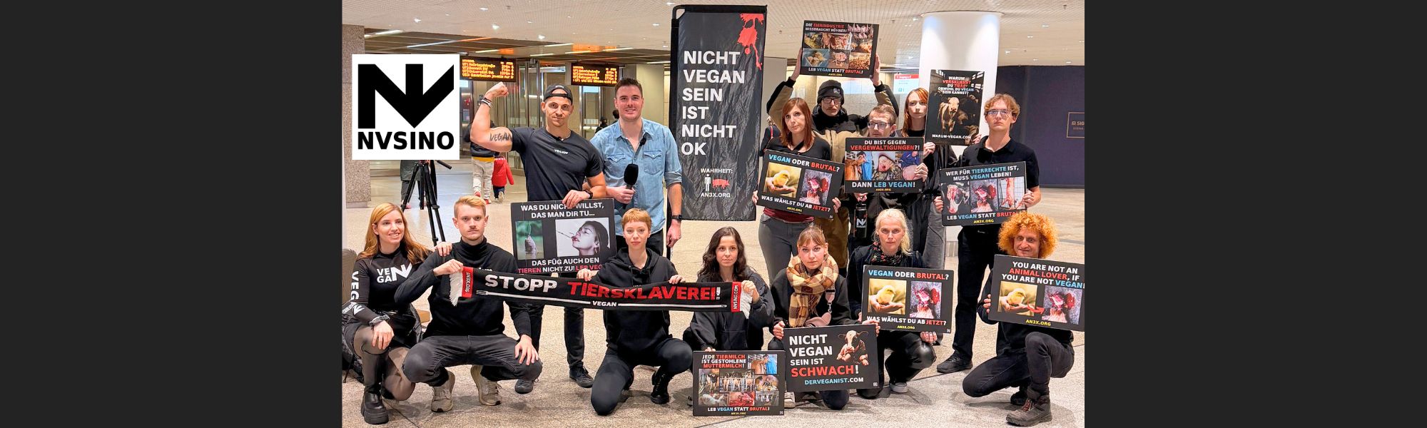 NVSINO Aktivismus vegan Veganismus Tierschutz