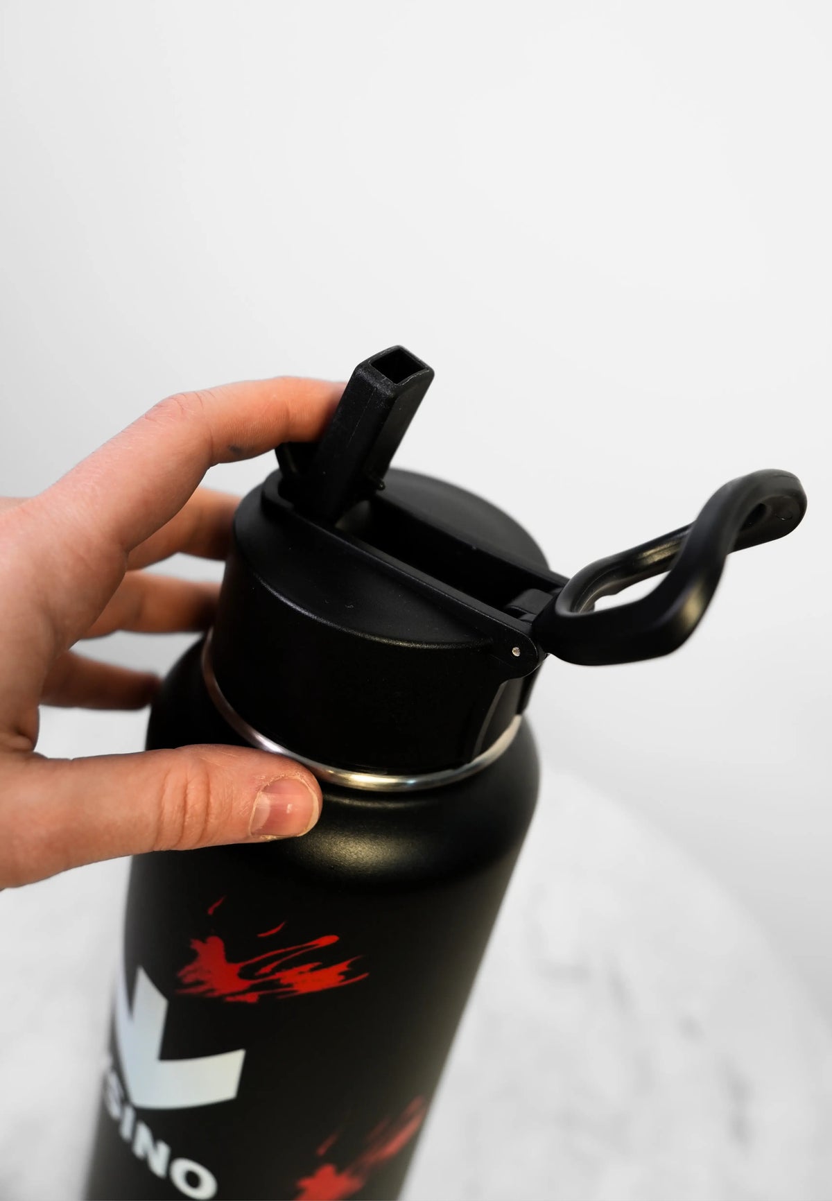 Vegane Trinkflasche aus Edelstahl | Heiß- und Kaltgetränke