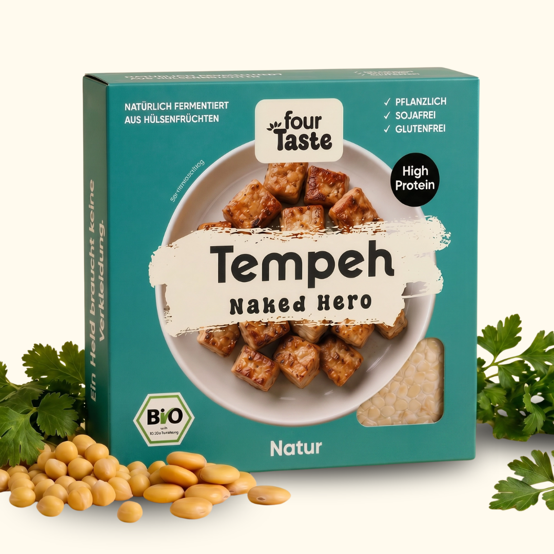 Bio Tempeh Naked Hero fourTaste GmbH