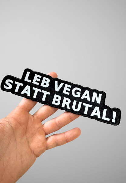Vegane Aufnäher Set | Kleben & Bügeln | Patch Set mit veganem Design NVSINO