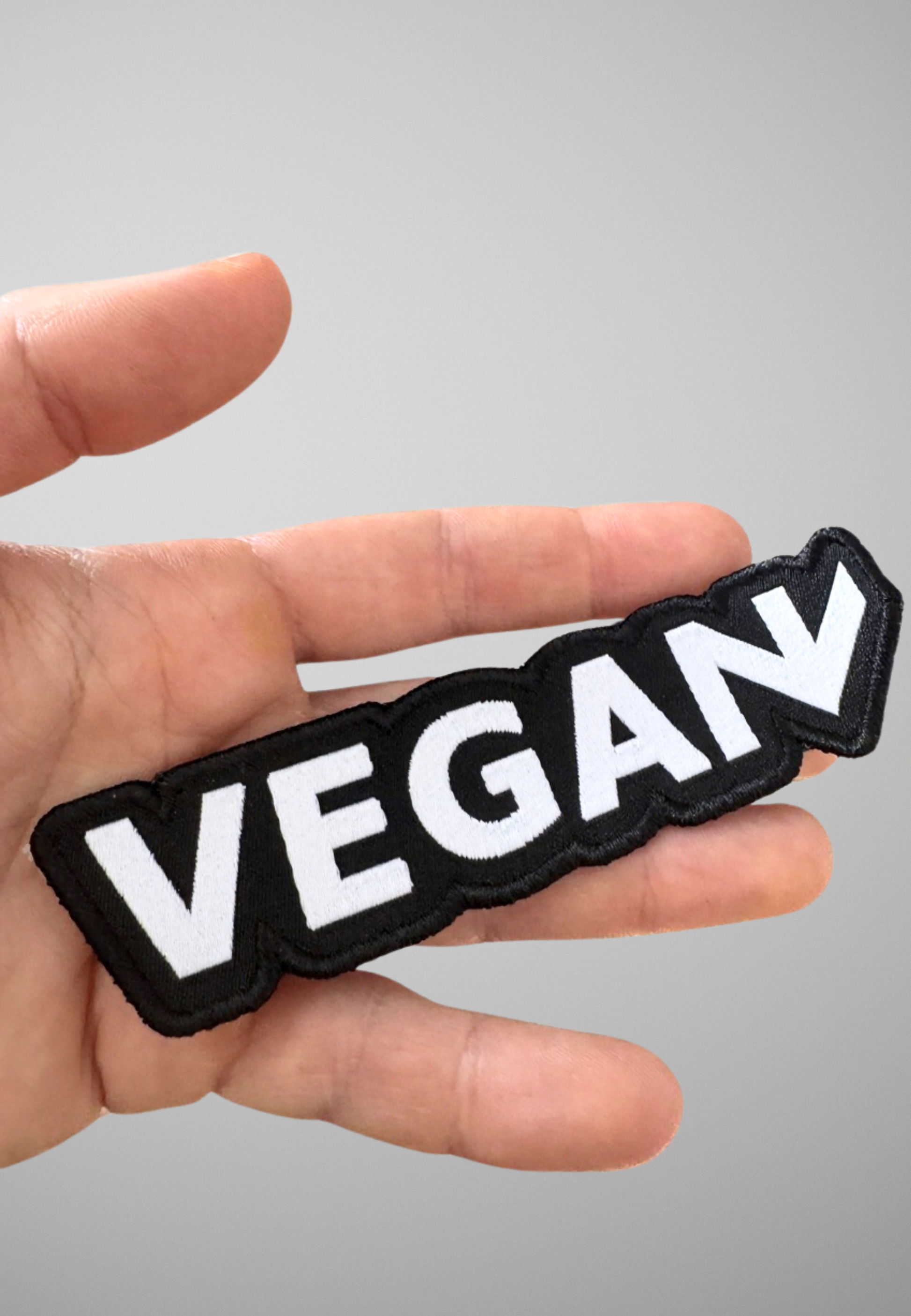 Vegane Aufnäher Set | Kleben & Bügeln | Patch Set mit veganem Design NVSINO
