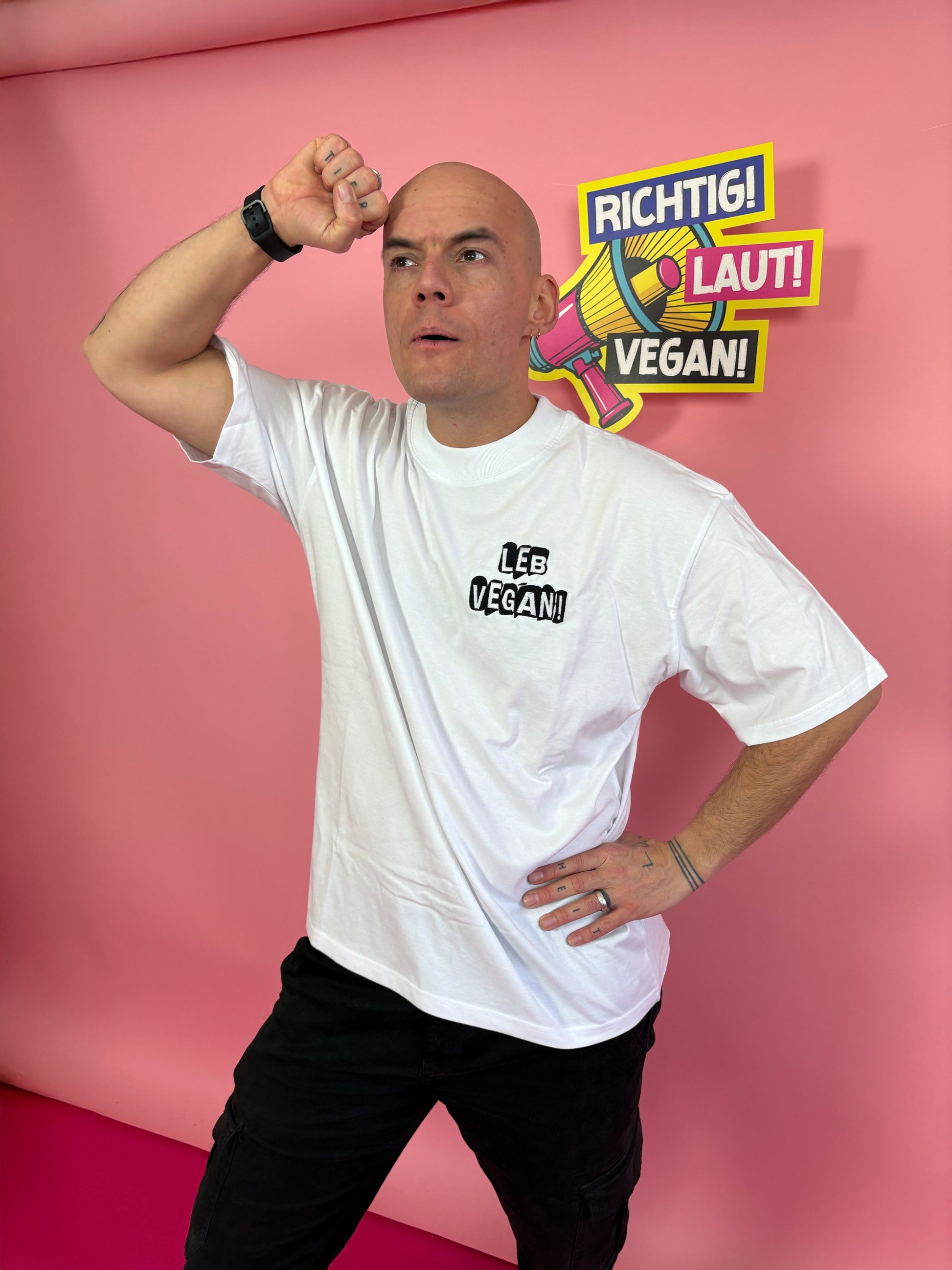 Leb vegan! Shirt | NEON NVSINO