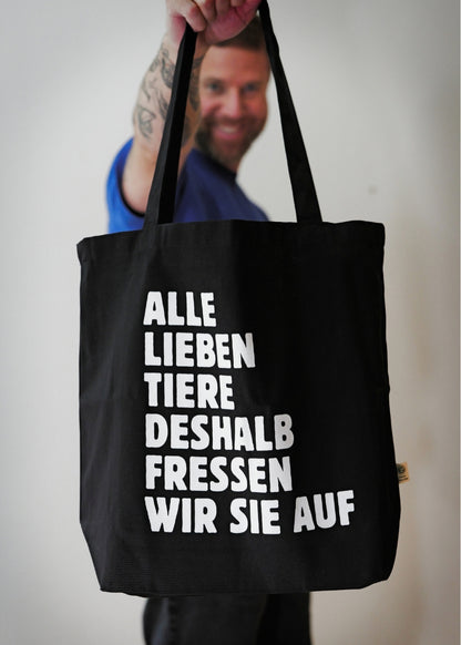 Alle lieben Tiere big & bold Umhängetasche | SATZAFFE