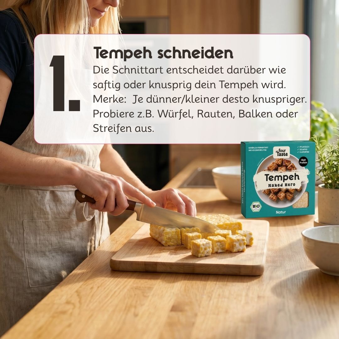 Bio Tempeh Naked Hero fourTaste GmbH