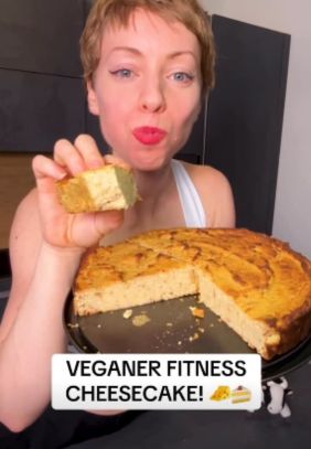 Veganer_Kaesekuchen_vegan_Fitness