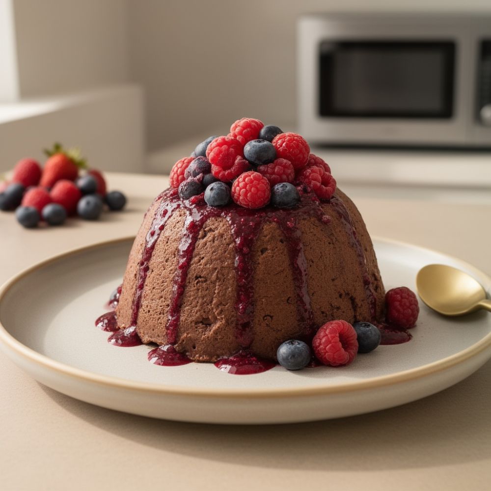 Veganer_Protein_Tassenkuchen_Schoko