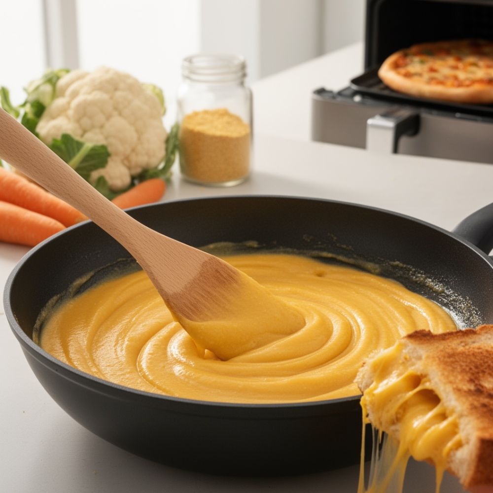 Veganer_Schmelzkaese_vegan_vegane_Kaesesauce_vegan