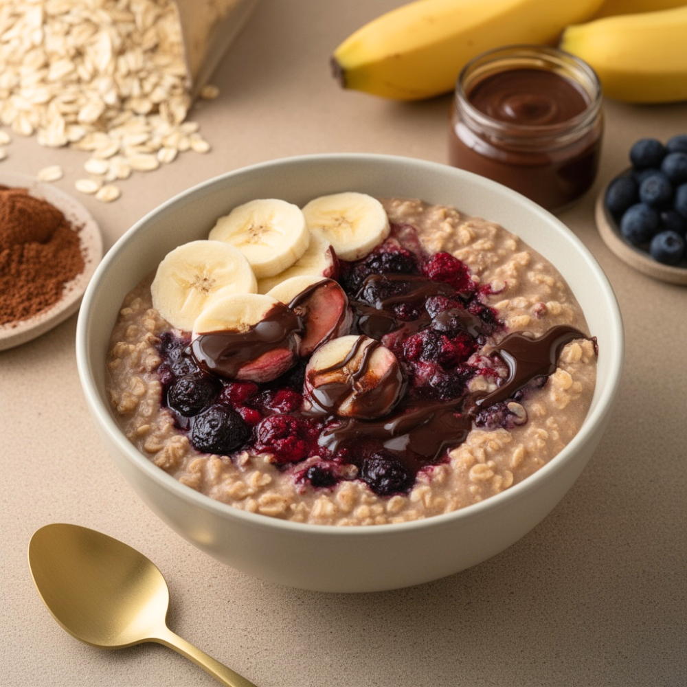 Veganes_Schoko_Beeren_Porridge_vegan