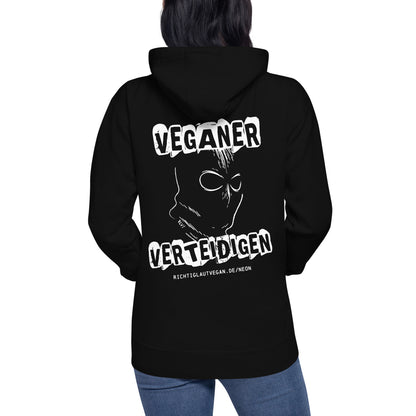 Veganer Verteidigen Tierverteidiger*in Hoodie | NEON