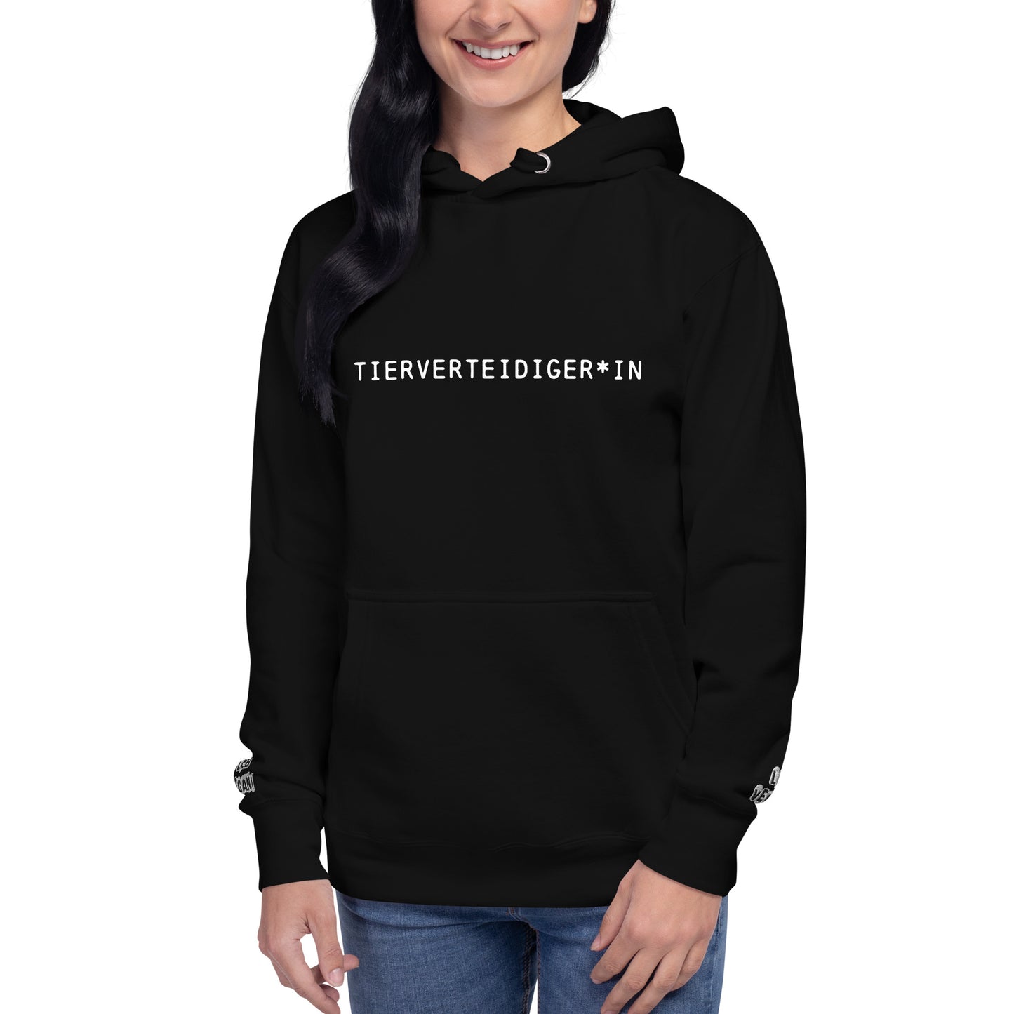 Veganer Verteidigen Tierverteidiger*in Hoodie | NEON