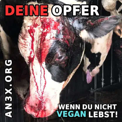 DEINE OPFER STICKER NVSINO