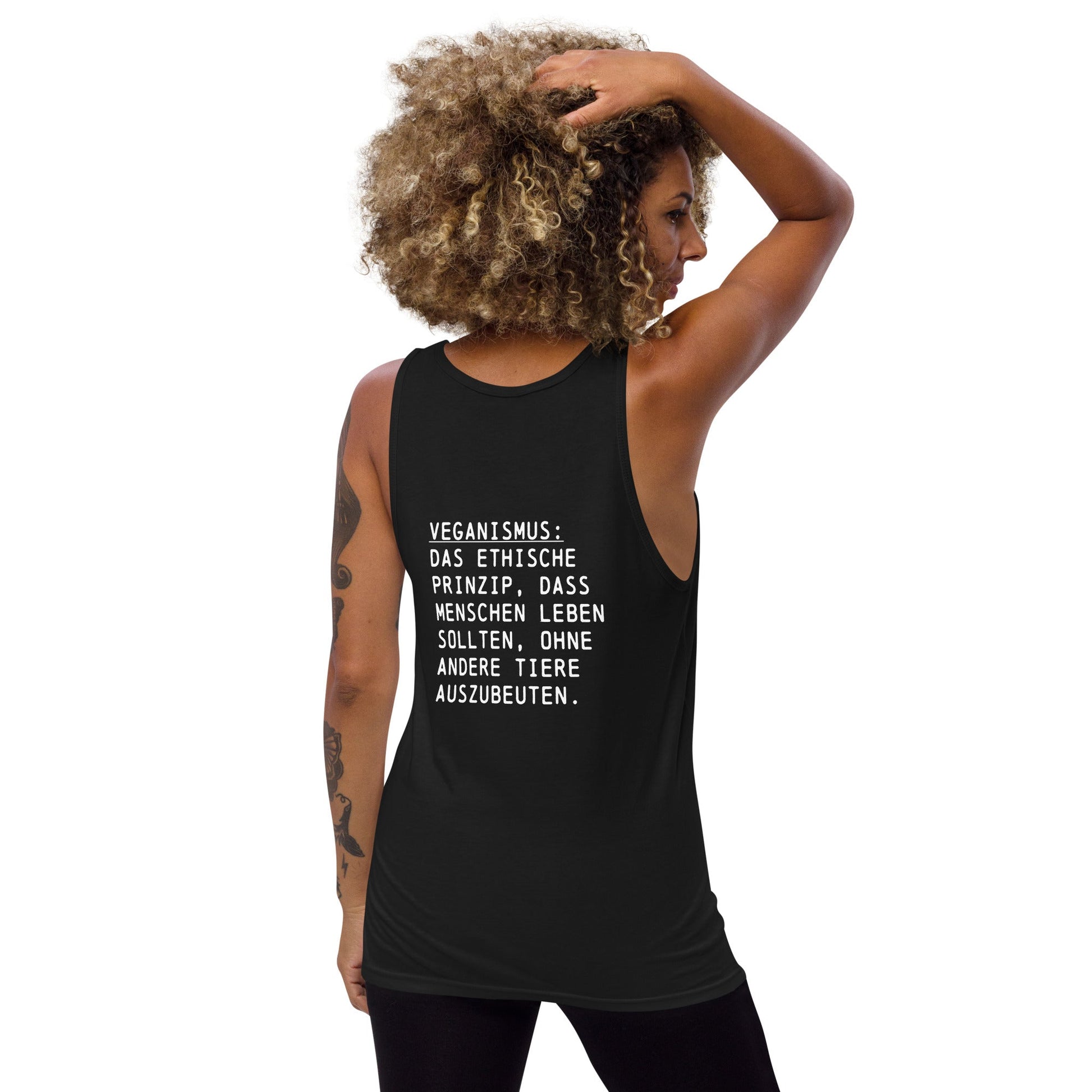 NEON Tierverteidiger Tank Top mit Veganismus Definition NVSINO