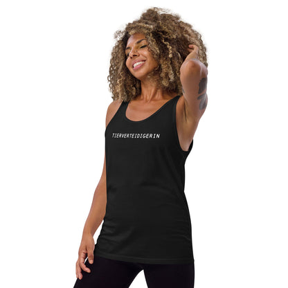 NEON Tierverteidigerin Tank Top mit Veganismus Definition NVSINO