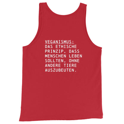 NEON Tierverteidiger Tank Top mit Veganismus Definition NVSINO