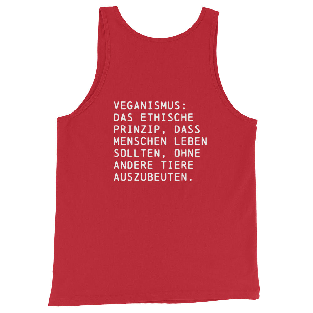 NEON Tierverteidigerin Tank Top mit Veganismus Definition NVSINO