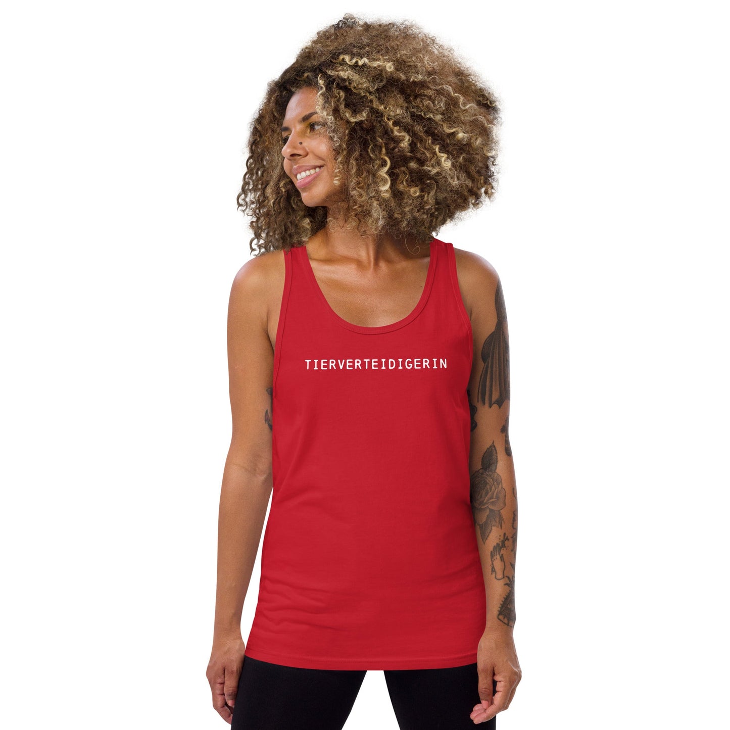 NEON Tierverteidigerin Tank Top mit Veganismus Definition NVSINO
