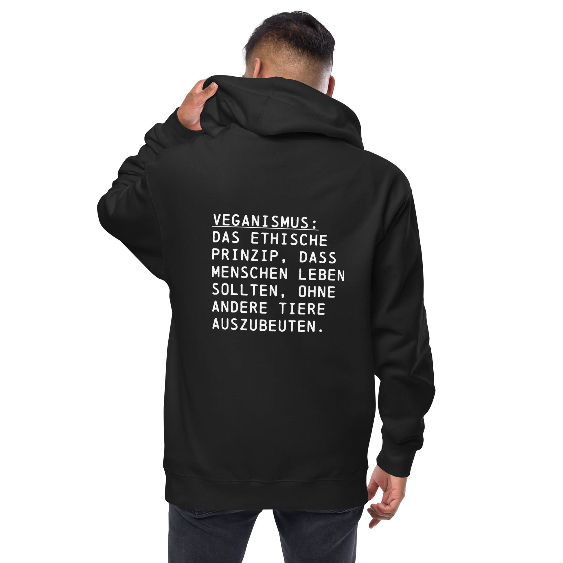 NEON Leb vegan! Veganismus Definition Unisex Zip-Hoodie NVSINO