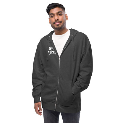 NEON Leb vegan! Veganismus Definition Unisex Zip-Hoodie NVSINO