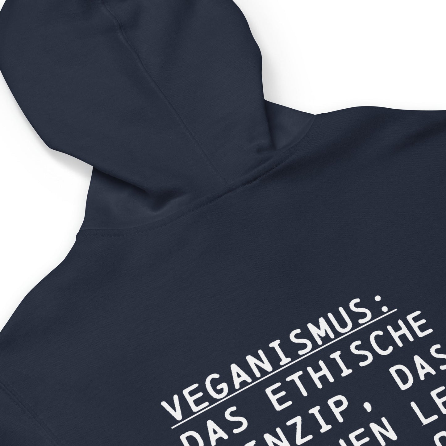 NEON Leb vegan! Veganismus Definition Unisex Zip-Hoodie NVSINO