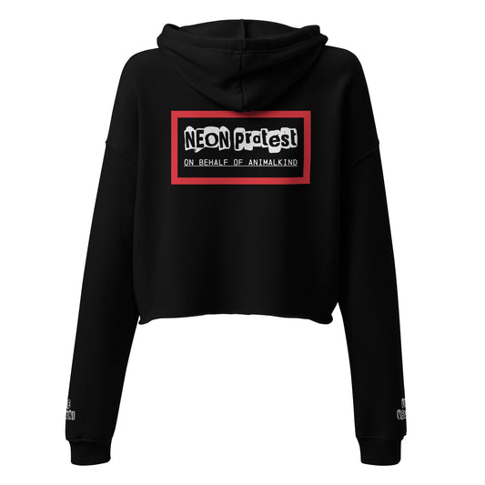 NEON | Animal Defender Crop-Hoodie NVSINO