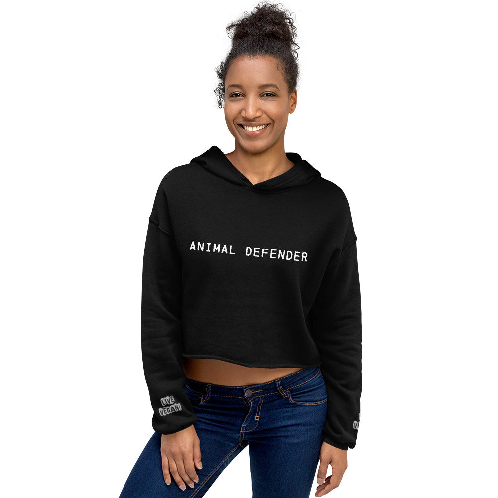 NEON | Animal Defender Crop-Hoodie NVSINO